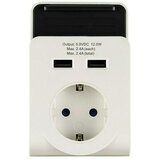 REV RITTER USB polnilnik REV (2 USB priključka, bele barve, IP20) Cene