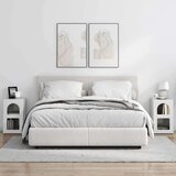  Nočna omarica 2 pcs Visok sijaj bela 29,5 x 35 x 50 cm, (5000107223) | Shoptok.si