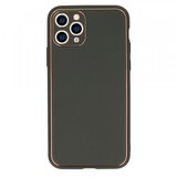Luxury silikonski ovitek za Xiaomi Mi 11 - siv z zlatim robom Cene