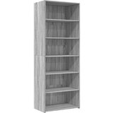 Maison Chic Visoka omara - Komoda - Predalnik siva sonoma 70x41x185 cm inženirski les, (21720754) Cene
