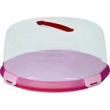 Plastična posuda ZA TORTU 35cm CRVENA