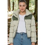 Dewberry Z6649 WOMEN'S COAT-KHAKI-STONE Cijene