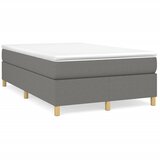Maison Chic Box spring postelja - Vzmetna postelja z vzmetnico temno siva 120x200 cm blago SL19040, (21893990) Cene