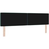 vidaXL Naslon za glavu s kristalnim gumbima tamno zelena 180 cm baršun | shoptok.hr