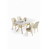 Hanah home Trpezarijski set, 5 dijelova, svijetlozelena Slike