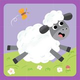 Dvěděti Wooden Blocks Farm kocke iz lesa 12 m+ 9 kos | Shoptok.si