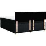  Krevet s oprugama i madracem crni 180x200 cm od tkanine | shoptok.hr