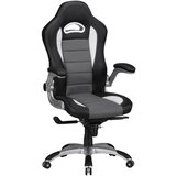 MID.YOU GAMING STOL tekstil siva, črna | Shoptok.si