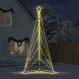 vidaXL Lučke za novoletno jelko 615 LED diod hladno tople bele 404,5cm | Shoptok.si