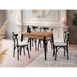 Hanah home Trpezarijski sto na razvlačenje Dolunay-1284, 100-120x75x60 cm, Smeđi | ePonuda.com