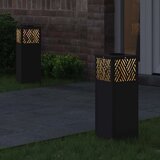  Solarna LED svjetlost za stazu 2 pcs Crna Hladno valjana čelika | shoptok.hr