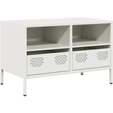 Maison Chic TV omarica - TV stojalo - Televizijska omarica bela 68x39x43,5 cm hladno valjano jeklo, (21698772) Cene
