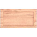 vidaXL Stenska polica svetlo rjava 80x30x4 cm trdna hrastovina | Shoptok.si