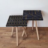 Hanah home set klub stočića 2Shp436, 2 komada, Crni | ePonuda.com