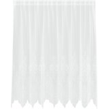  Čipkasta zavjesa sa zavjesama Bijelo 140 x 200 cm Poliester | shoptok.hr