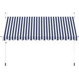 Tenda na ručno uvlačenje 400 cm plavo-bijela prugasta | Eponuda.ba