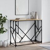 vidaXL Konzolna mizica sonoma hrast 100x40x80 cm inženirski les Cene