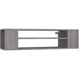 vidaXL Viseča TV omarica siva sonoma 100x30x26,5 cm inženirski les | Shoptok.si