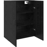  Ormarčići montirani na zid 2 pcs Crni hrast 69.5 x 34 x 90 cm | shoptok.hr