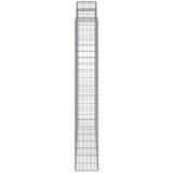  Obokane gabion košare 2 kosa 200x30x200/220 cm pocinkano železo | Shoptok.si
