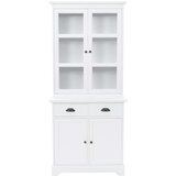 Furnova Kredenca s 4 vrati MDF in borovina 80x40x180 cm, (21955037) | Shoptok.si