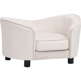 vidaXL Sofa za pse krem 69 x 49 x 40 cm od pliša i umjetne kože | shoptok.hr