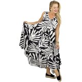 Pri Long loose dress with print and pockets BUTTERFLY | shoptok.hr