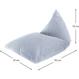 Wigiwama Plava vreća za bebe od samta Big Lounger – | shoptok.hr