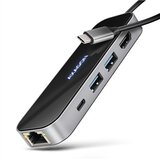 Axagon HMC-6GLN USB-C 5Gbps GLASS 6in1 hub | shoptok.hr