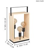 Eglo 43416 - Stona lampa FAMBOROUGH 3xE27/40W/230V | Eponuda.com