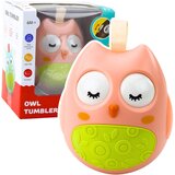 Mini senzorna sova za igru za bebe - zeleno/roza | shoptok.hr