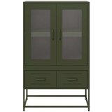  Visoka komoda maslinastozeleni 67 x 39 x 111 5 cm od čelika | shoptok.hr