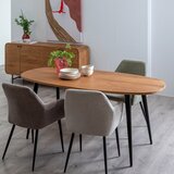 Ixia Jedilna miza iz masivnega manga 90x180 cm Mahón – | Shoptok.si
