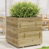 Maison Chic Vrtno cvetlično korito - Cvetlični Lonec 70x70x72,5 cm impregnirana borovina, (21788944) | Shoptok.si