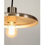 Kave Home Viseča svetilka v srebrni barvi s kovinskim senčilom Nuvira – | Shoptok.si