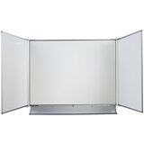eurokraft pro zložljiva stenska tabla, jeklena pločevina, emajlirana, šxv 2400 x 900 mm | Shoptok.si