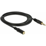 Delock 83766 audio produžetak [1x 3,5 mm banana utikač - 1x priključna doza za 3,5 mm banana utikač] 2 m crna | Eponuda.ba