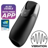 Satisfyer MASTURBATOR Men Vibration+ App, (20931798) Cene