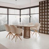 Bessagi Home Jedilna Miza Maddy, Ovalna, 180x90 | Shoptok.si