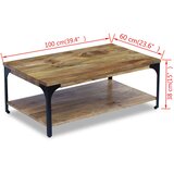  Stol za kavu Mango Drvo 100x60x38 cm | Eponuda.ba