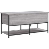  Klupa za pohranu siva boja hrasta 100x42 5x47 cm drvena | shoptok.hr
