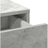  Set za toaletni stol od 3 dijela betonske sive inženjerske drvene | shoptok.hr