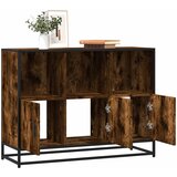 vidaXL Komoda dimljeni hrast 100x35x76 cm konstruirano drvo Cijene