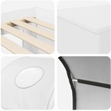  Krevet s Tunnels 4 pcs Artisian hrast i bijela | shoptok.hr