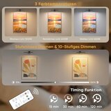 Görvitor 2x LED svetilka za slike brez vrtanja z daljincem | Shoptok.si