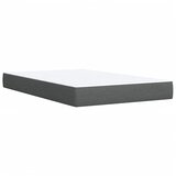  Krevet s oprugama i madracem tamnosivi 120 x 200 cm od tkanine | shoptok.hr