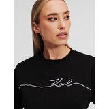 Karl Lagerfeld Majica črna / bela | Shoptok.si