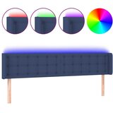  LED uzglavlje plavo 203x16x78/88 cm od tkanine | shoptok.hr