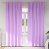  Zavjese za blackout s prstenovima 2 pcs Ljubičasta 245 x 140 cm | shoptok.hr