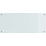 vidaXL Zaščita za kuhinjo Bela 90 x 40 x 0.8 cm kaljeno steklo | Shoptok.si